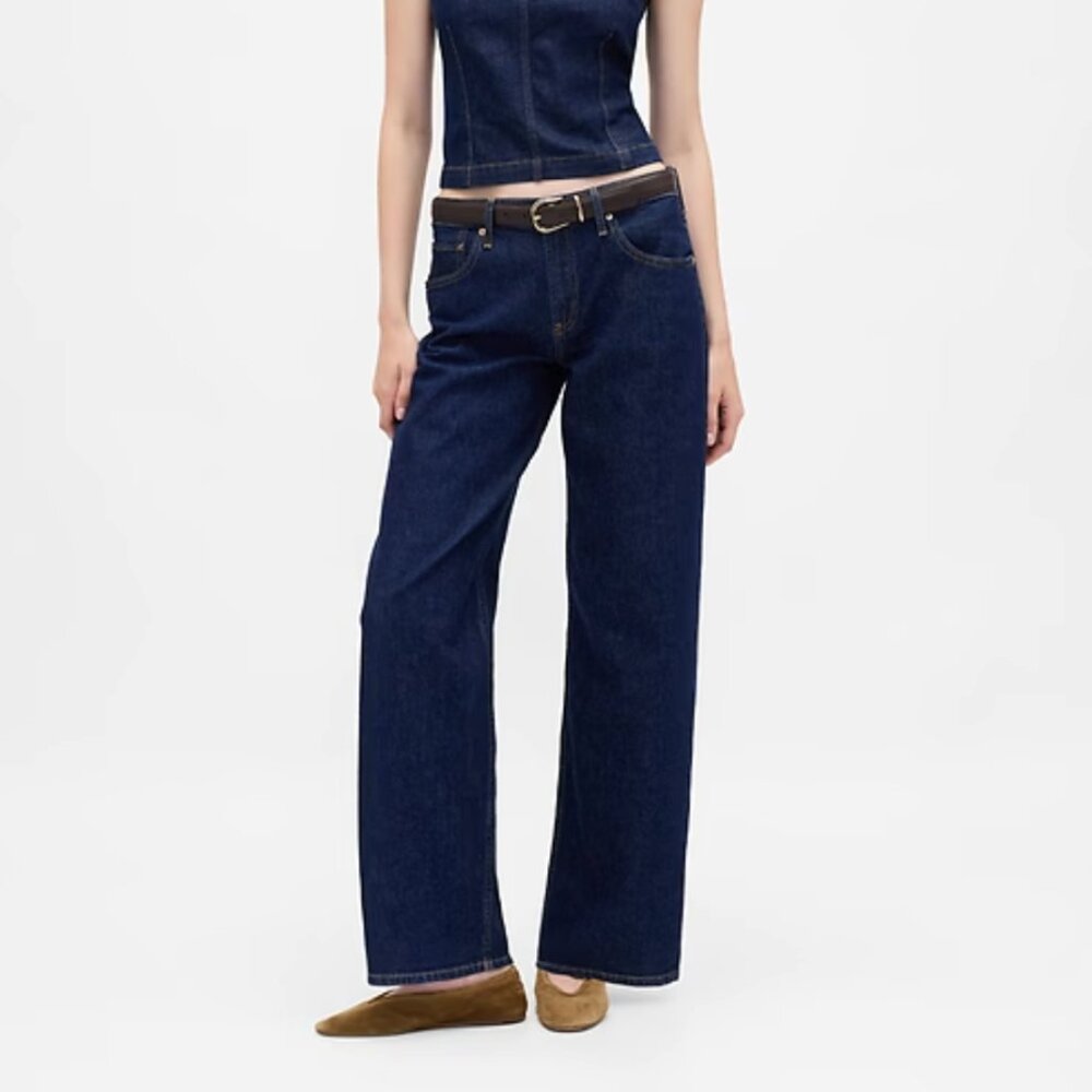 Gap Low Rise '90s Loose Jeans - dark indigo -  NWT Size 26